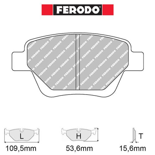 Ferodo - Kit pastiglie freno (FCP4316) - Ravasicorse