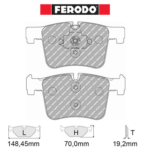 Ferodo - Kit pastiglie freno (FCP4394) - Ravasicorse