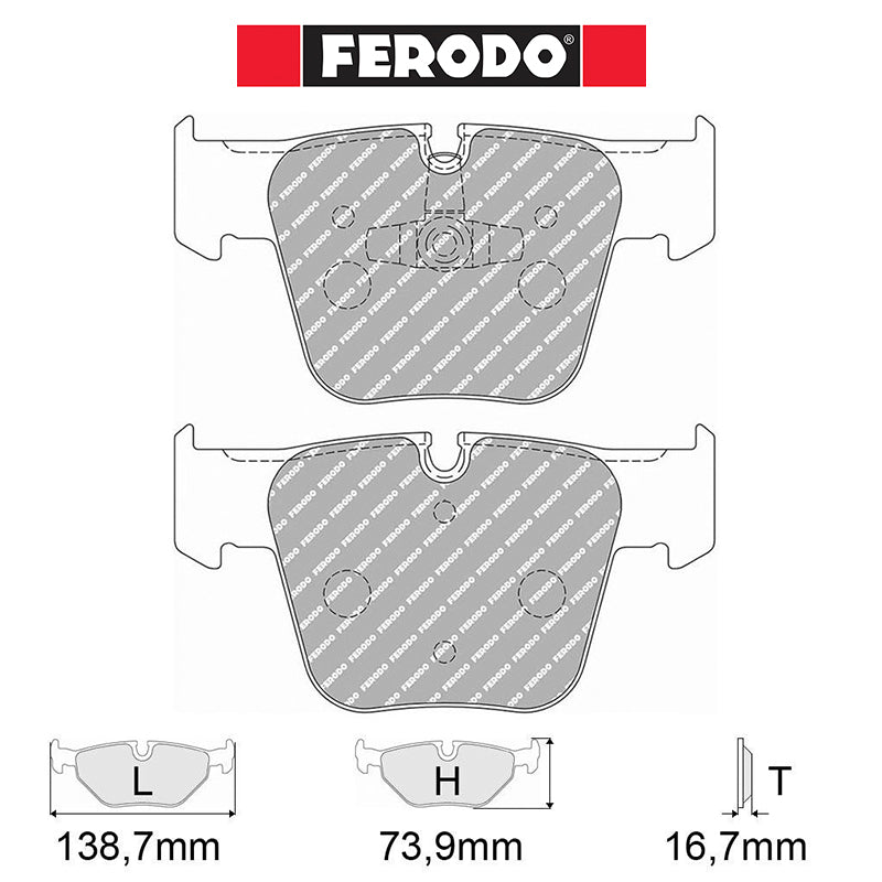 Ferodo - Kit pastiglie freno (FCP4412) - Ravasicorse