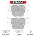 Ferodo - Kit pastiglie freno (FCP4412) - Ravasicorse