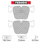 Ferodo - Kit pastiglie freno (FCP4412) - Ravasicorse