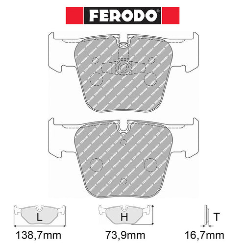 Ferodo - Kit pastiglie freno (FCP4412) - Ravasicorse