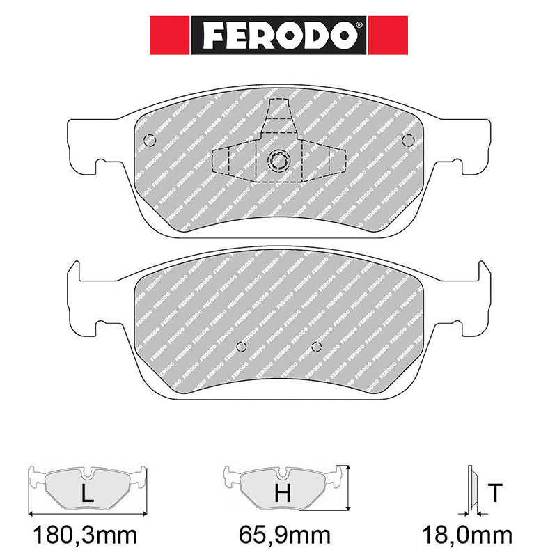 Ferodo - Kit pastiglie freno (FCP4416) - Ravasicorse