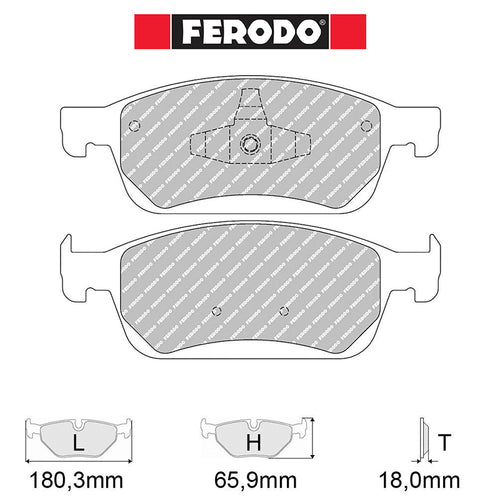 Ferodo - Kit pastiglie freno (FCP4416) - Ravasicorse