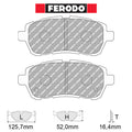 Ferodo - Kit pastiglie freno (FCP4426) - Suzuki Swift Sport (NZ) - Front - Ravasicorse
