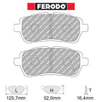 Ferodo - Kit pastiglie freno (FCP4426) - Suzuki Swift Sport (NZ) - Front - Ravasicorse