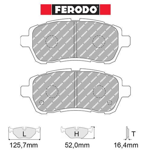 Ferodo - Kit pastiglie freno (FCP4426) - Suzuki Swift Sport (NZ) - Front - Ravasicorse