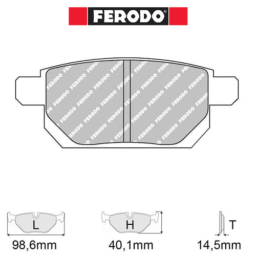 Ferodo - Kit pastiglie freno (FCP4430) - Suzuki Swift Sport (NZ) - Rear - Ravasicorse