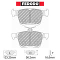 Ferodo - Kit pastiglie freno (FCP4434) - Ravasicorse