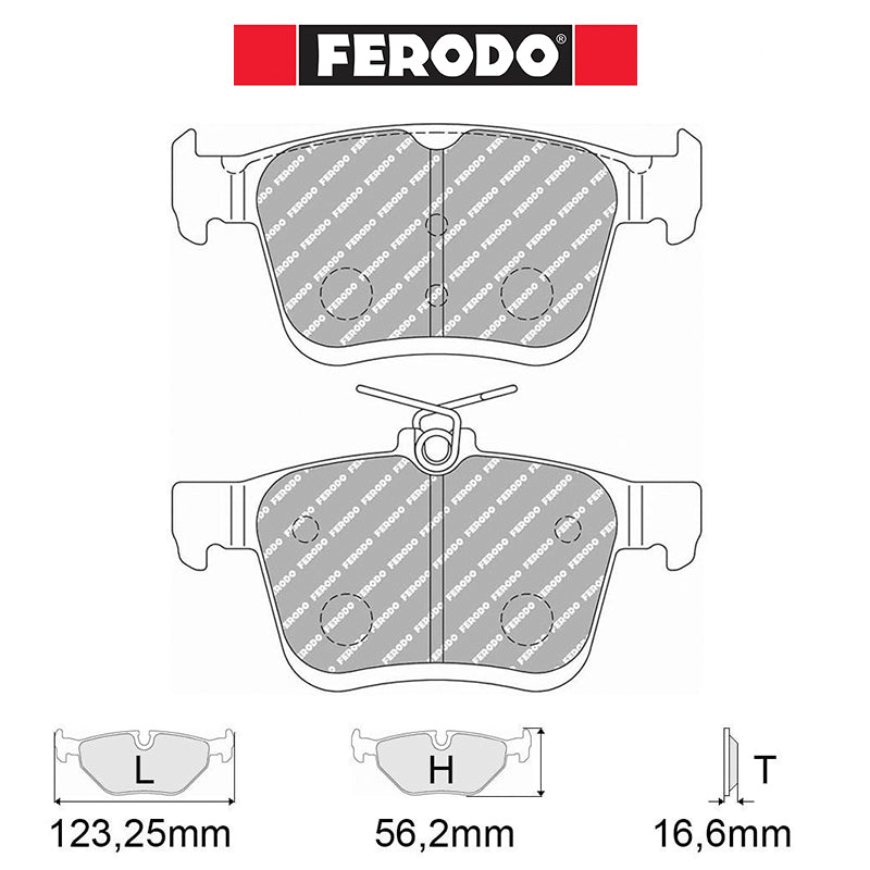 Ferodo - Kit pastiglie freno (FCP4434) - Ravasicorse
