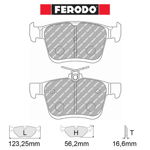 Ferodo - Kit pastiglie freno (FCP4434) - Ravasicorse