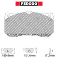 Ferodo - Kit pastiglie freno (FCP4466) - Ravasicorse