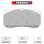 Ferodo - Kit pastiglie freno (FCP4466) - Ravasicorse