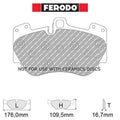 Ferodo - Kit pastiglie freno (FCP4467) - Ravasicorse