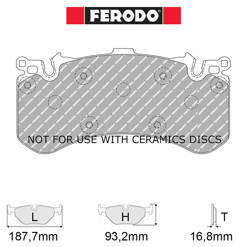 Ferodo - Kit pastiglie freno (FCP4468) - Ravasicorse