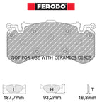 Ferodo - Kit pastiglie freno (FCP4468) - Ravasicorse