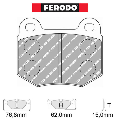 Ferodo - Kit pastiglie freno (FCP448) - Ravasicorse