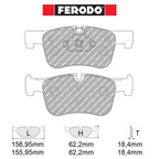 Ferodo - Kit pastiglie freno (FCP4489) - Ravasicorse