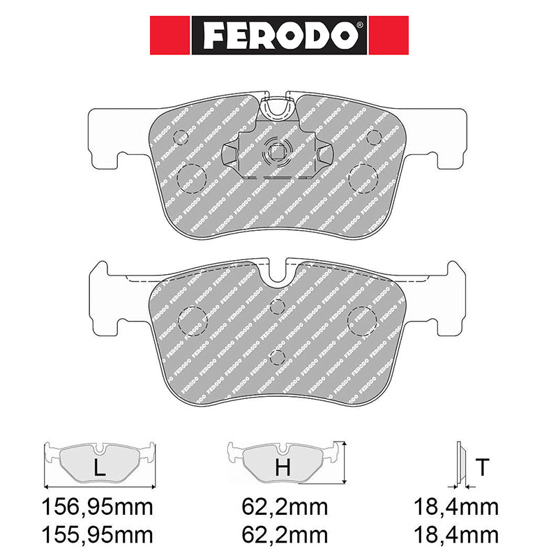 Ferodo - Kit pastiglie freno (FCP4489) - Ravasicorse