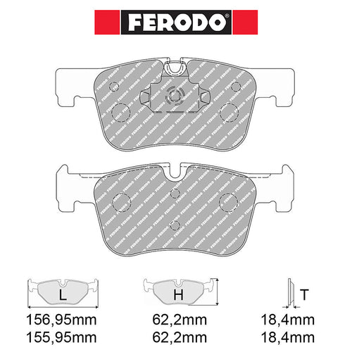 Ferodo - Kit pastiglie freno (FCP4489) - Ravasicorse
