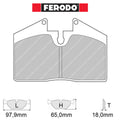 Ferodo - Kit pastiglie freno (FCP451) - Ravasicorse