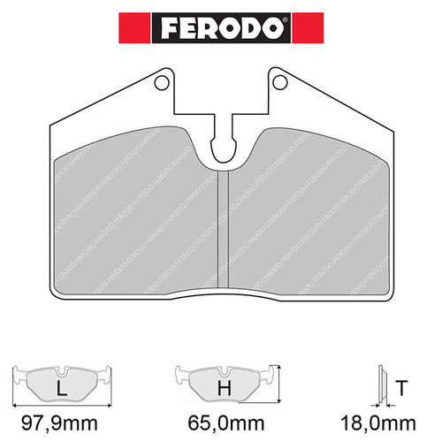 Ferodo - Kit pastiglie freno (FCP451) - Ravasicorse