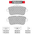Ferodo - Kit pastiglie freno (FCP4587) - Mercedes A 45 AMG (W176) - Rear - Ravasicorse
