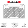 Ferodo - Kit pastiglie freno (FCP461) - Ravasicorse