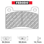 Ferodo - Kit pastiglie freno (FCP461) - Ravasicorse