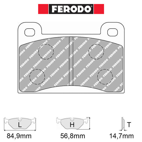 Ferodo - Kit pastiglie freno (FCP461) - Ravasicorse