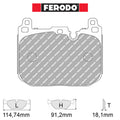 Ferodo - Kit pastiglie freno (FCP4611) - BMW M4 [F82] incl. Competition - Front - Ravasicorse