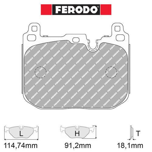 Ferodo - Kit pastiglie freno (FCP4611) - BMW M4 [F82] incl. Competition - Front - Ravasicorse