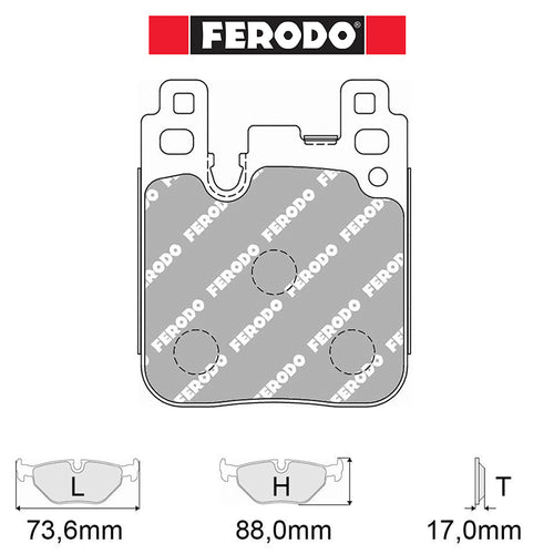 Ferodo - Kit pastiglie freno (FCP4663) - BMW M4 [F82] incl. Competition - Rear - Ravasicorse