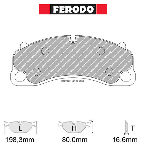 Ferodo - Kit pastiglie freno (FCP4664) - Ravasicorse