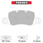 Ferodo - Kit pastiglie freno (FCP4665) - Ravasicorse