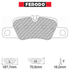 Ferodo - Kit pastiglie freno (FCP4713) - Ravasicorse