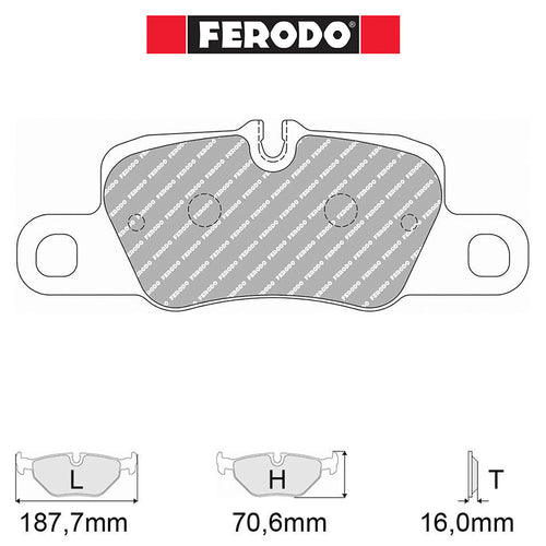 Ferodo - Kit pastiglie freno (FCP4713) - Ravasicorse