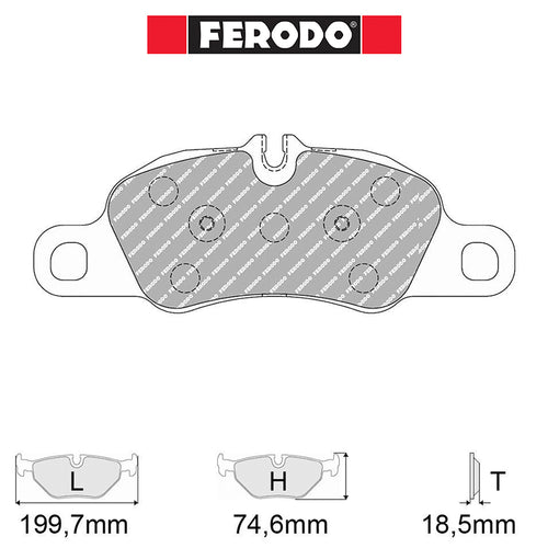 Ferodo - Kit pastiglie freno (FCP4805) - Ravasicorse