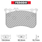 Ferodo - Kit pastiglie freno (FCP4806) - Mercedes A 45 AMG (W176) - Front - Ravasicorse