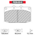 Ferodo - Kit pastiglie freno (FCP483) - Ravasicorse