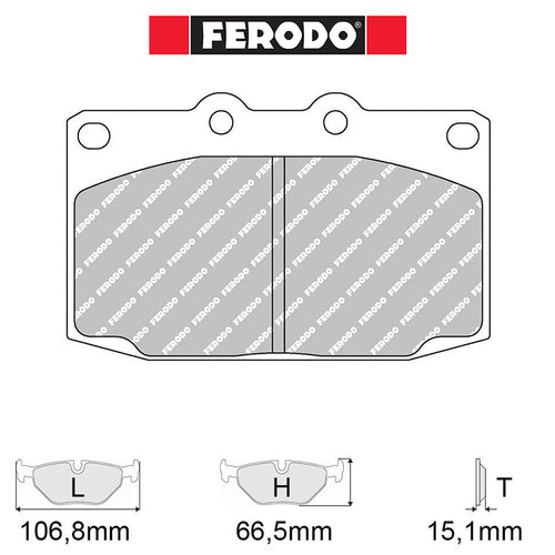 Ferodo - Kit pastiglie freno (FCP483) - Ravasicorse