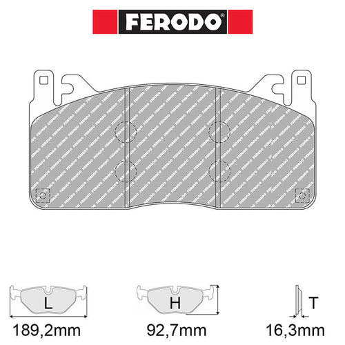 Ferodo - Kit pastiglie freno (FCP4835) - Ravasicorse