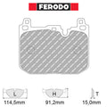Ferodo - Kit pastiglie freno (FCP4872) - BMW 1er (F40) M 135i xDrive - Front - Ravasicorse