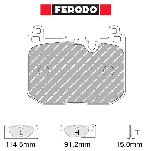 Ferodo - Kit pastiglie freno (FCP4872) - BMW 1er (F40) M 135i xDrive - Front - Ravasicorse