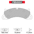 Ferodo - Kit pastiglie freno (FCP4955) - Ravasicorse