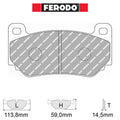 Ferodo - Kit pastiglie freno (FCP4972) - Ravasicorse