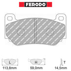 Ferodo - Kit pastiglie freno (FCP4972) - Ravasicorse