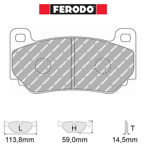 Ferodo - Kit pastiglie freno (FCP4972) - Ravasicorse