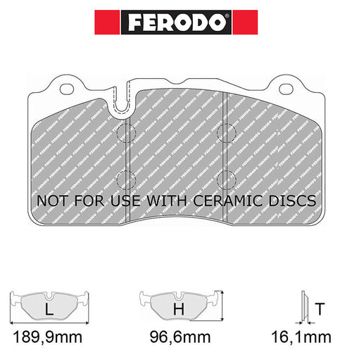 Ferodo - Kit pastiglie freno (FCP5030) - Ravasicorse
