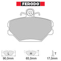 Ferodo - Kit pastiglie freno (FCP524) - Ravasicorse